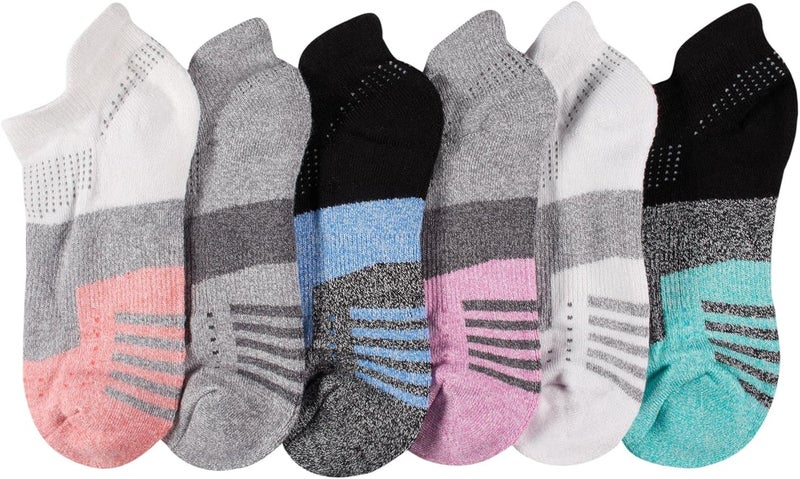 Sof Sole Women's Performance No-Show Socks (Multi-pack) - Ultra-Soft Rayon - Arch Band Support, Cushioned Heel, Toe & Tab - Breathable, Keeps Feet Dry & Fresh - Flexible Fit for All-Day Wear - Image 1